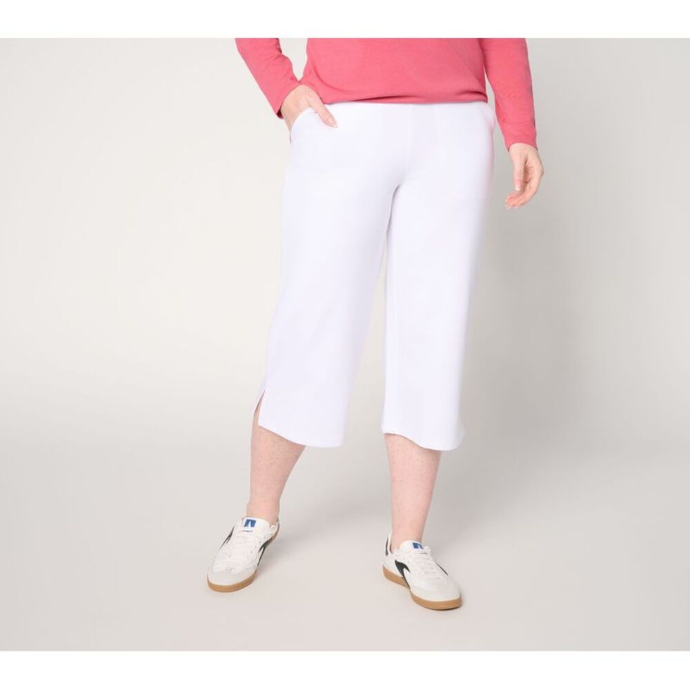 Denim & Co. Women's Pants Sz L Make Your Selection: Active Reg White A739984